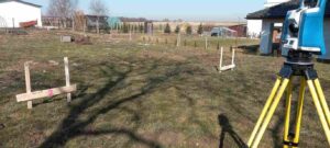 tyczenie budynku Osiek, geodeta Osiek, wyznaczenie budynku Osiek
