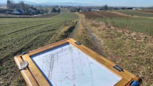 podział działki Oświęcim, wytyczenie działki Oświęcim